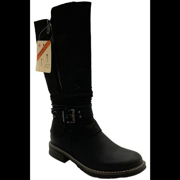 Patrizia Women's Kehlani Wide Calf Boot Black - Medium - Picture 1 of 3